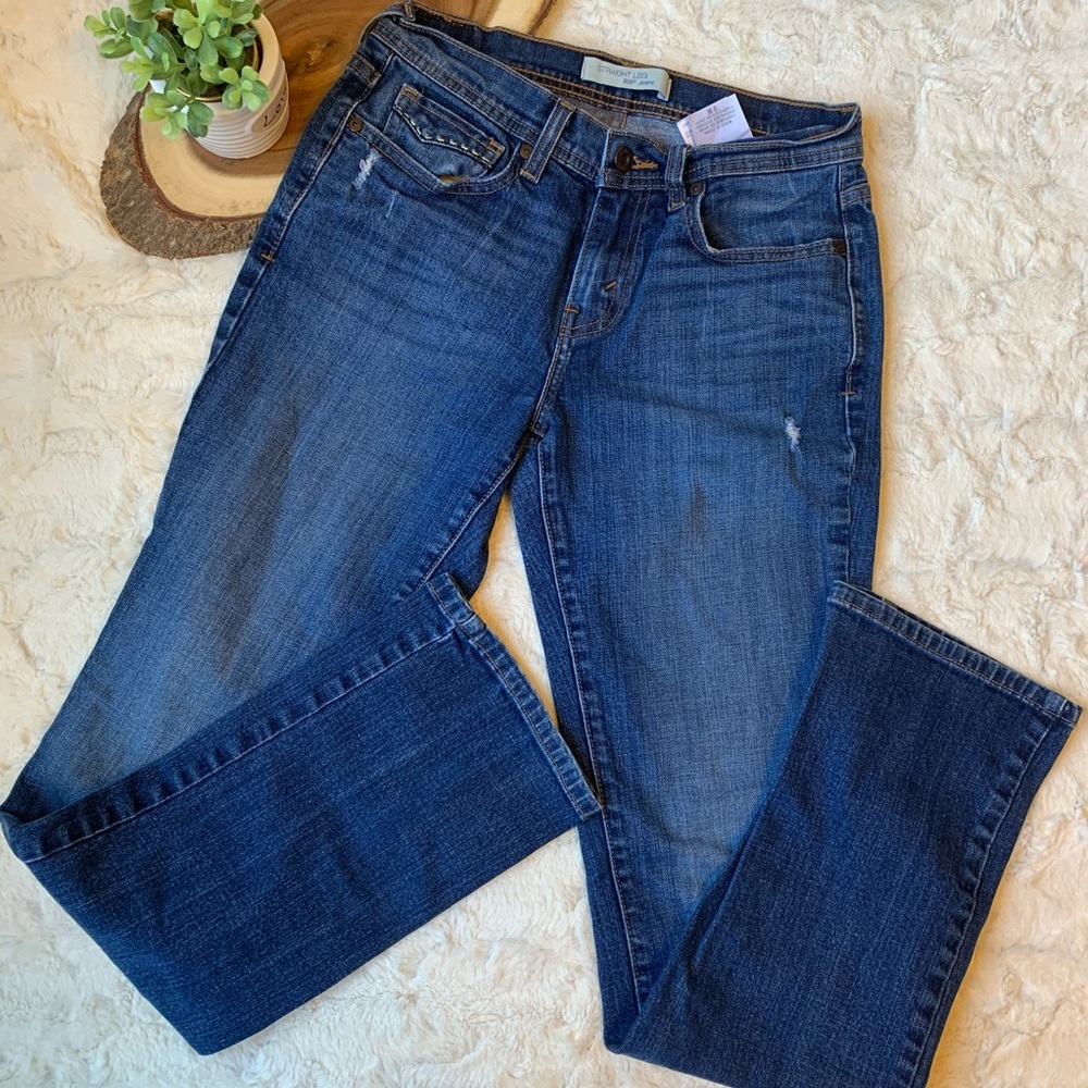 Levi’s 505 straight leg medium wash jeans